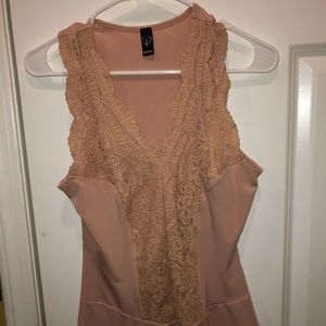 Nude Lace Bodysuit